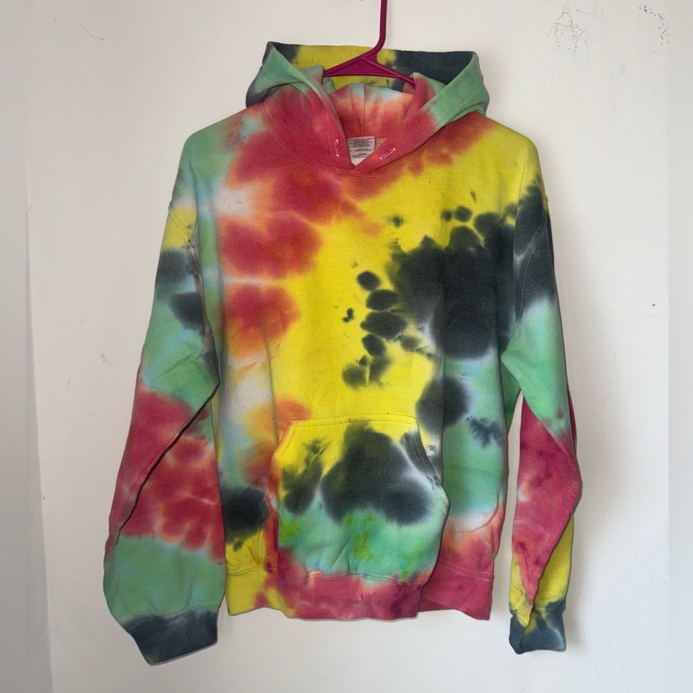 Rasta Multi Color Tie-Dye Hoodie
